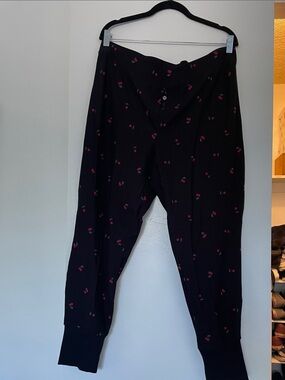 NWT Torrid Black Leggings with Red Cherry Print Size 2